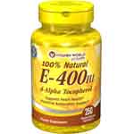 Vitamin E tự nhiên 400IU của Vitamin World