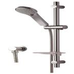 Thanh trượt sen tắm kèm bát sen và cút nối tường  (REI-S) (TTSR106SMFU)